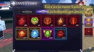 Tất Cả Các Rune Sailor Piece – Cách farm và nâng cấp max chi tiết