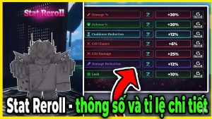 Hướng dẫn Stat Reroll Sailor Piece – Chỉ số, tỉ lệ cho từng tier list